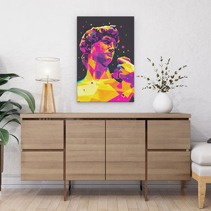 Canvas schilderij interieur Standbeeld van David of Michelangelo 