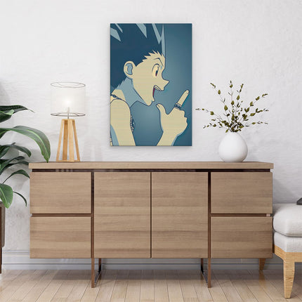 Canvas schilderij interieur Anime Karakter Gon Freeecss