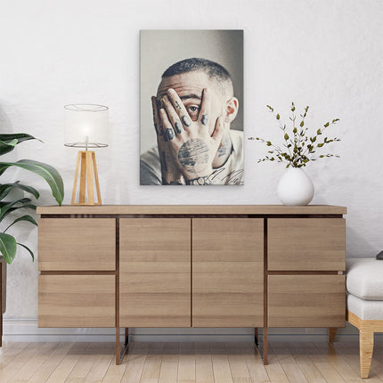 Canvas schilderij interieur Mac Miller