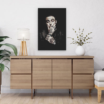 Canvas schilderij interieur Mac Miller