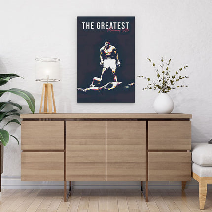 Canvas schilderij interieur The Greatest Muhammad Ali 