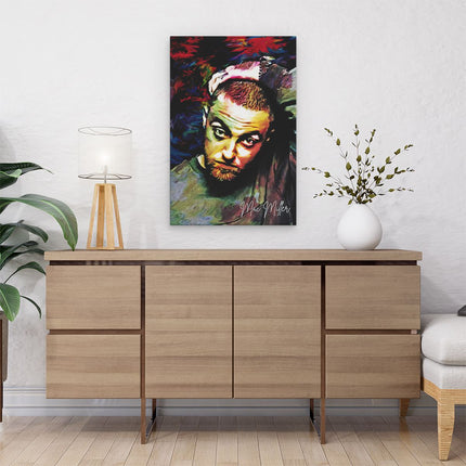 Canvas schilderij interieur Mac Miller
