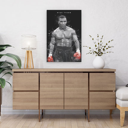 Canvas schilderij interieur Bokser Mike Tyson