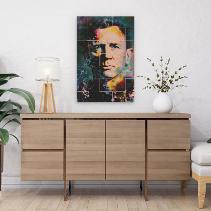 Canvas schilderij interieur James Bond 007