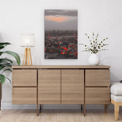 Canvas schilderij interieur Istanbul Stad in Turkije