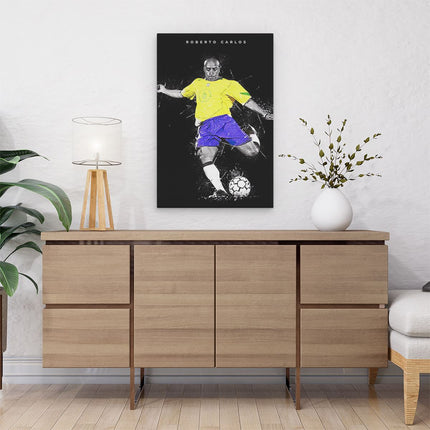 Canvas schilderij interieur Roberto Carlos bij Brazilië
