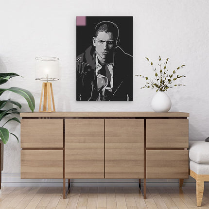 Canvas schilderij interieur Michael Scofield Prison Break