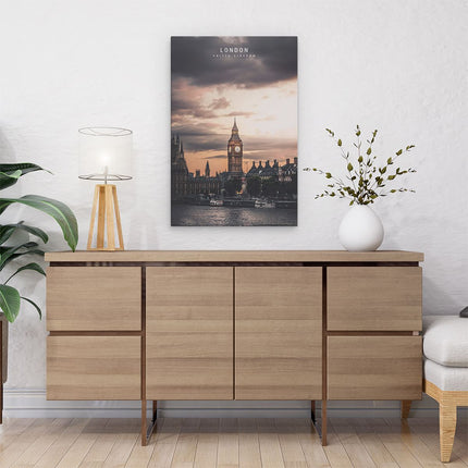 Canvas schilderij interieur Big Ben in Londen