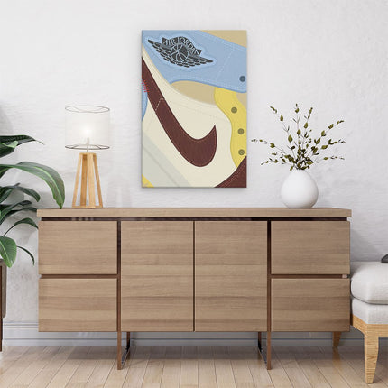 Canvas schilderij interieur Nike Air Jordan Schoen
