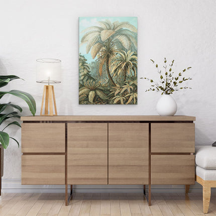 Canvas schilderij interieur Filicinae 92 - Palmbomen - Ernst Haeckel