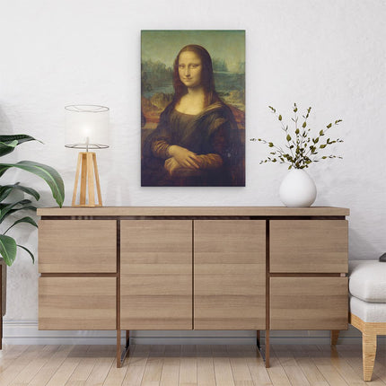 Canvas schilderij interieur Mona Lisa - Leonardo da Vinci