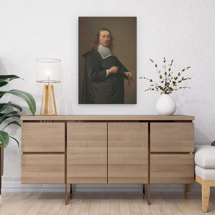 Canvas schilderij interieur Willem Jacobsz Baert, Burgemeester van Alkmaar en Amsterdam - Caesar van Everdingen