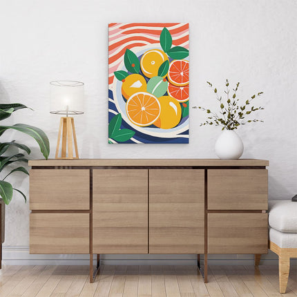 Canvas schilderij interieur Fruit - Abstract