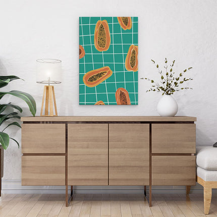 Canvas schilderij interieur Abstracte Fruit