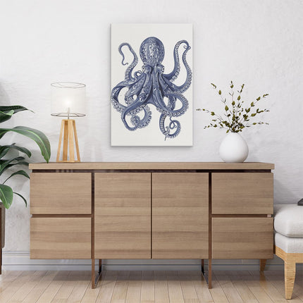 Canvas schilderij interieur Octopus met Tentakels
