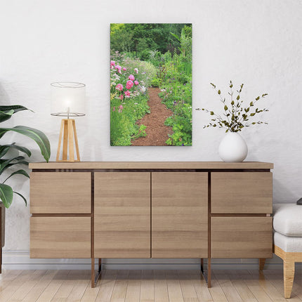 Canvas schilderij interieur Wilde Tuin