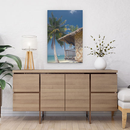 Canvas schilderij interieur Beach House