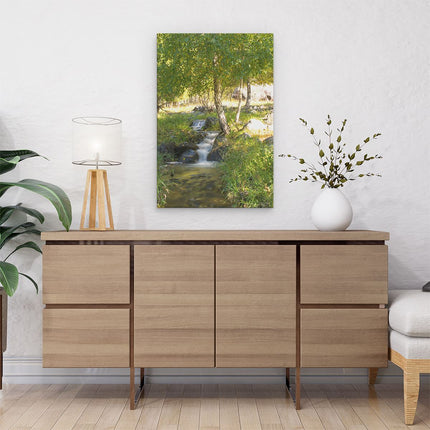 Canvas schilderij interieur Groene Beek