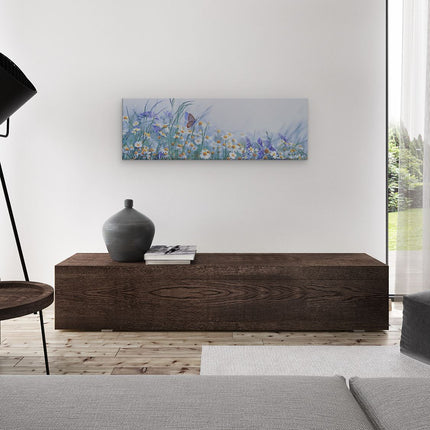 Canvas Schilderij Woonkamer Schilderij Watervallen Op Het Blauwe Water In IJsland
