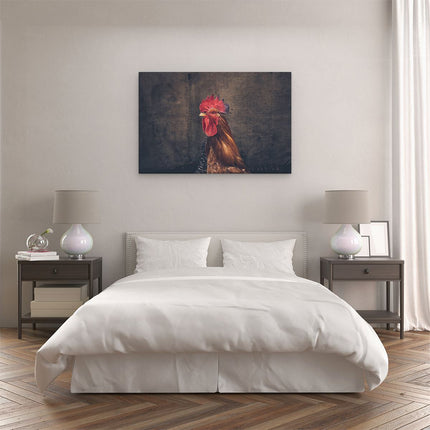 Canvas schilderij slaapkamer Haan van Dichtbij 