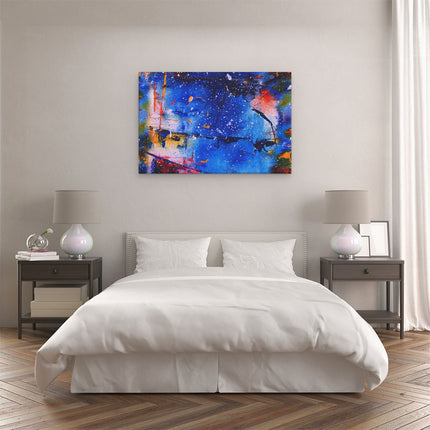 Canvas schilderij slaapkamer Abstracte Kunst - Verschillende Kleuren