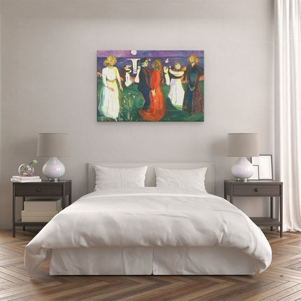Canvas schilderij slaapkamer De Levensdans - Edvard Munch