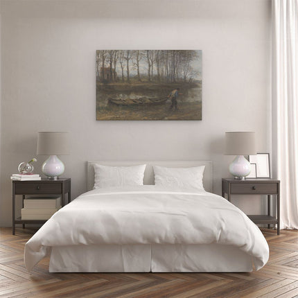 Canvas schilderij slaapkamer De Zandschipper - Jozef Israëls