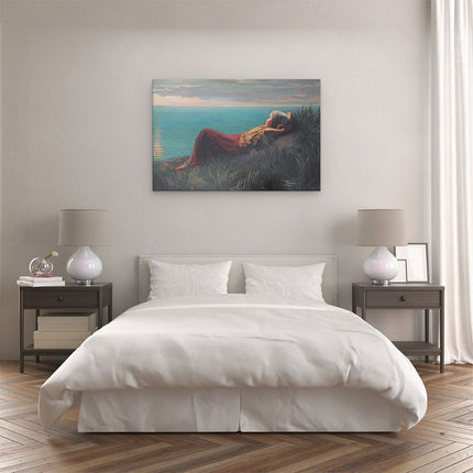 Canvas schilderij slaapkamer Dromen - Jozef Israëls