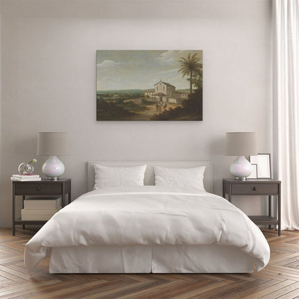Canvas schilderij slaapkamer Kerkelijk Gebouw in Brazilië - Frans Jansz. Post