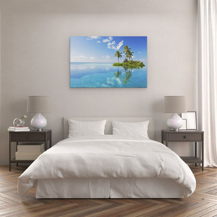 Canvas schilderij slaapkamer Tropisch Paradijs