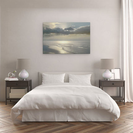 Canvas schilderij slaapkamer De Zon schijnt over de Oceaan