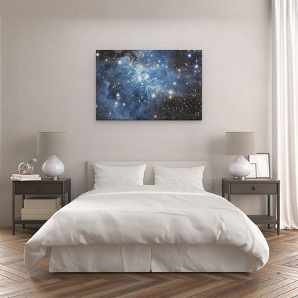 Canvas schilderij slaapkamer De Nevel is Vol Sterren