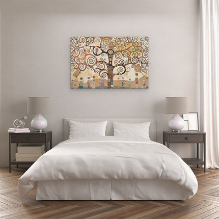 Canvas schilderij slaapkamer De Levensboom van Gustav Klimt