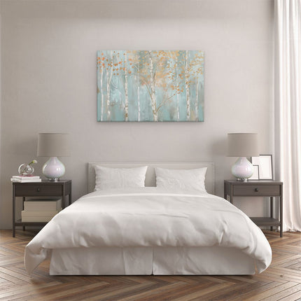 Canvas schilderij slaapkamer Kunstwerk van Berkenbomen