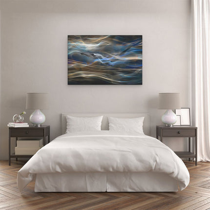 Canvas schilderij slaapkamer Bultrug in het Water