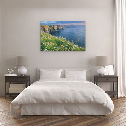 Canvas schilderij slaapkamer De Kliffen van Moher, Ierland