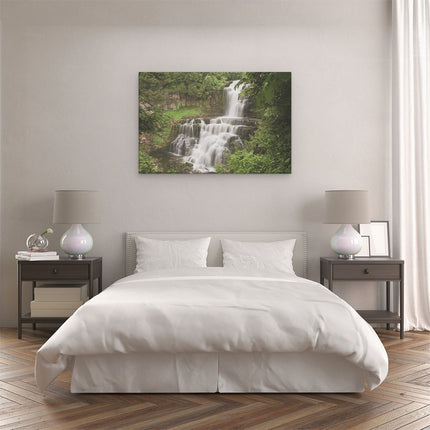 Canvas schilderij slaapkamer Waterval