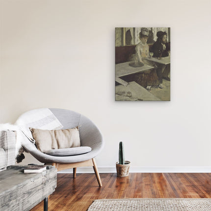 Canvas Schilderij Kamer De Absintdrinkster - Edgar Degas