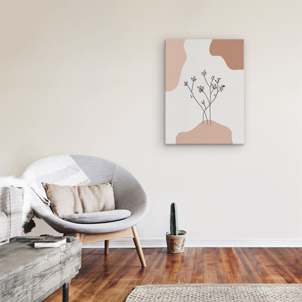 Canvas Schilderij Kamer Abstracte Takken