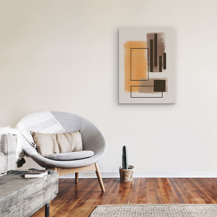 Canvas Schilderij Kamer Abstracte Kunst Bobo