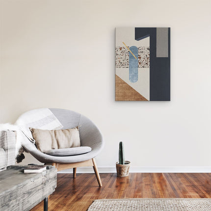 Canvas Schilderij Kamer Abstracte Kunst Bobo Art