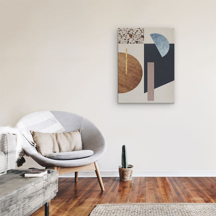 Canvas Schilderij Kamer Abstracte Kunst Bobo Art