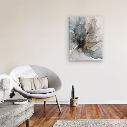 Canvas Schilderij Kamer Abstract Kunstwerk van een Bloem