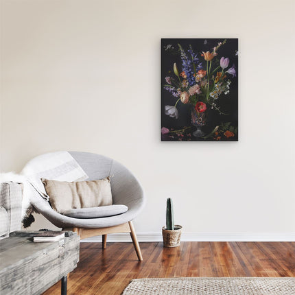 Canvas Schilderij Kamer Bos Bloemen in een Vaas