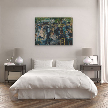 Canvas Schilderij Slaapkamer Bal de Moulin de la Galette - Pierre-Auguste Renoir