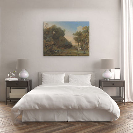 Canvas Schilderij Slaapkamer Orpheus en de Dieren - Paulus Potter