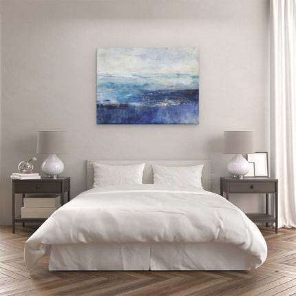Canvas Schilderij Slaapkamer Abstract Kunstwerk van de Oceaan