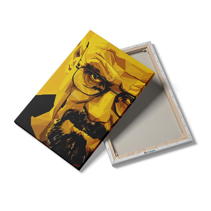 Canvas schilderij details Walter H. White uit Breaking Bad