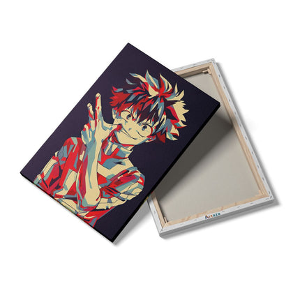 Canvas schilderij details Anime Karakter Izuku Midoriya - Deku