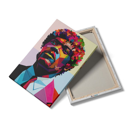 Canvas schilderij details Acteur Jules Winnfield